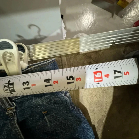 Women’s Vintage 90’s Blue Zone Brand High Waisted Baggy Denim Jeans  No Size Tag - Picture 12 of 16